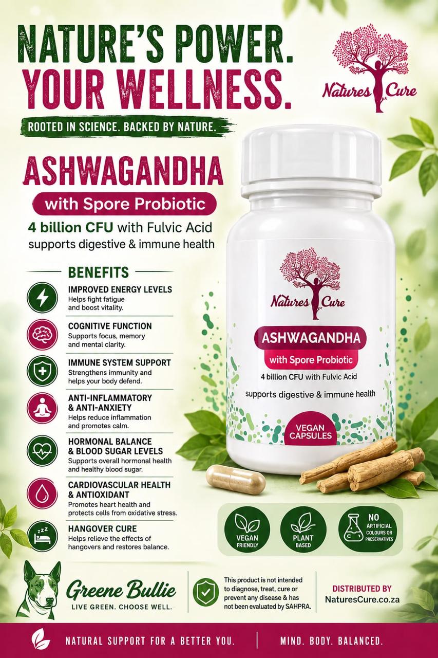 Ashwagandha with Spore Probiotic | Premium Stress, Energy & Wellness Support