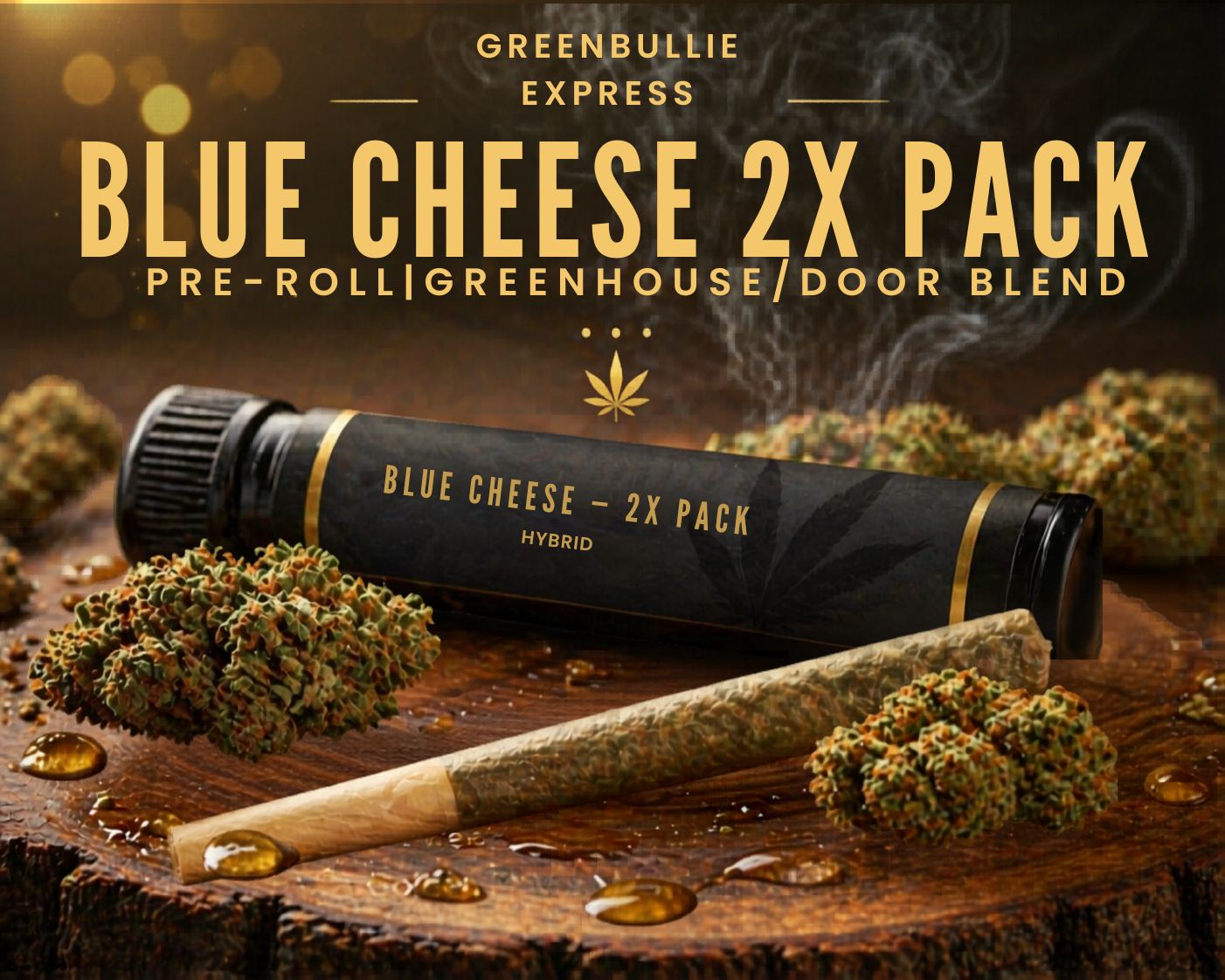 Blue Cheese — 2x Pack Pre-Rolls | Greendoor/House Blend