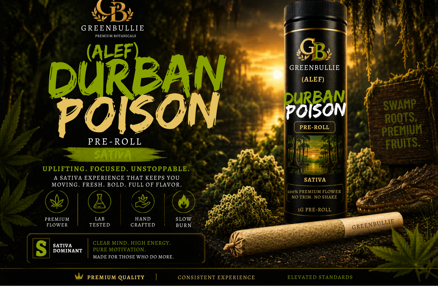 (Alef) Durban Poison — Pre-Roll | Greendoor/House