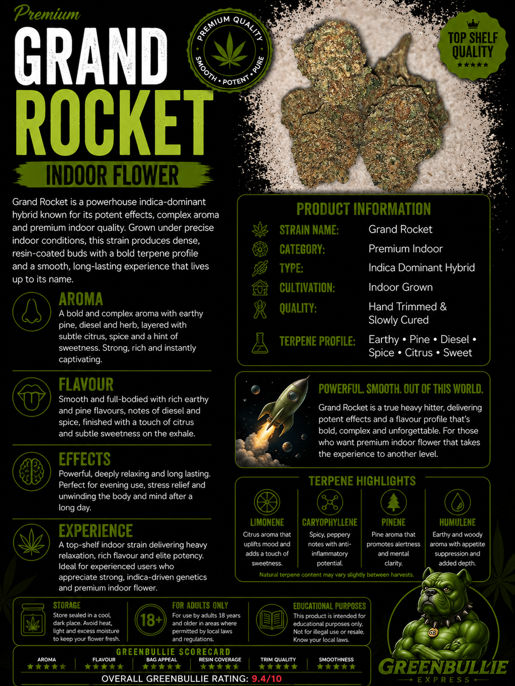 Grand Rocket | Premium Indoor Flower