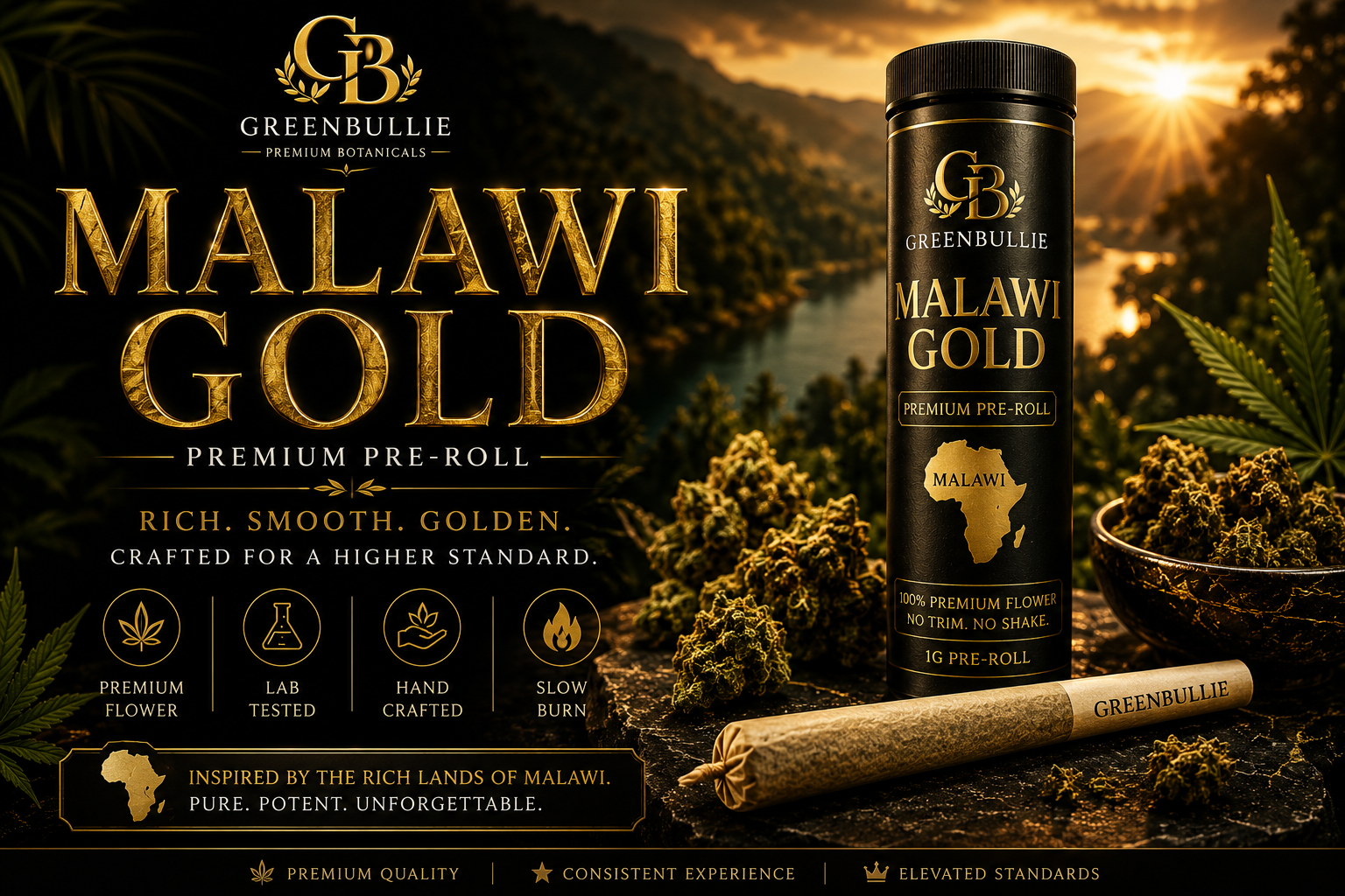 Malawi Gold — Pre-Roll | Greendoor House/Blend