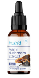 Mush’d Reishi Mushroom Extract — 30ml (30 Servings | 1ml per Serving)