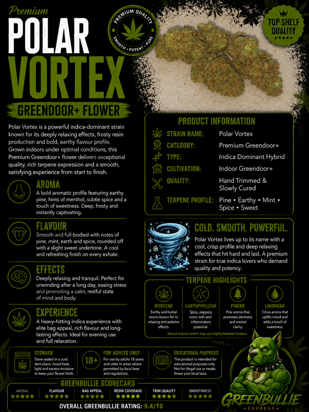 Polar Vortex | Premium Greendoor+ Flower
