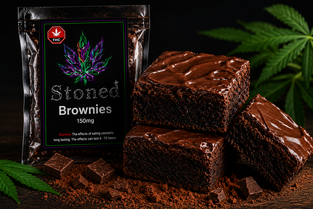 Stoned Brownies | Rich, Fudgy; Premium Cannabis Infused
