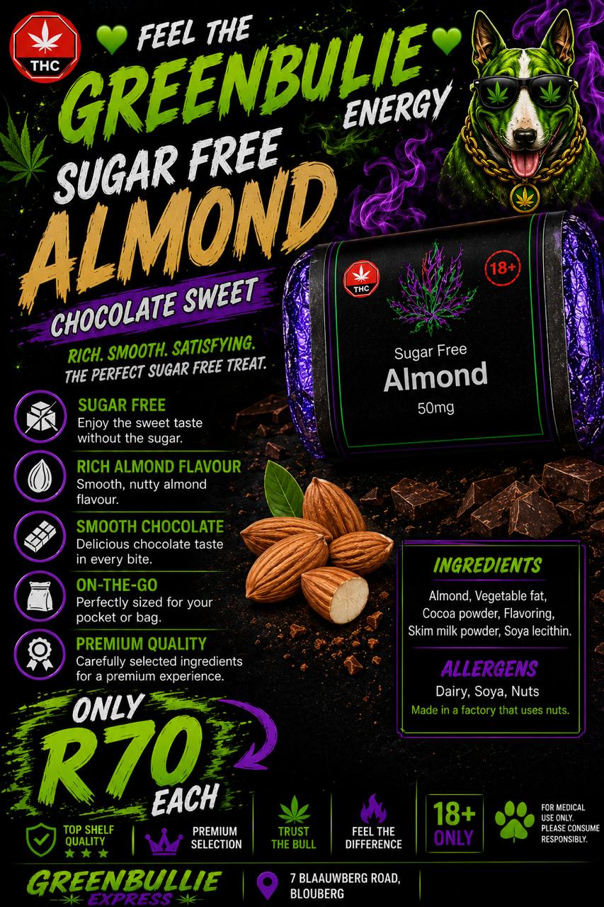 Sugar Free Almond Chocolate Sweet | Premium Chocolate-Coated Almond Treat