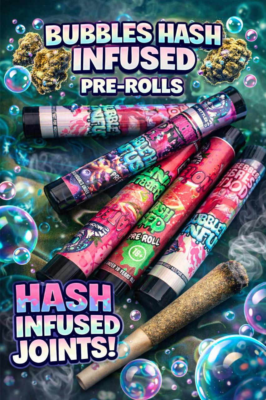 Bubble Hash Infused — Pre-Rolls | Greendoor/House Blend