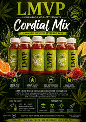 Ganja Groove Juice – 50MG Cordial Mix Cannabis Infused Beverage Base