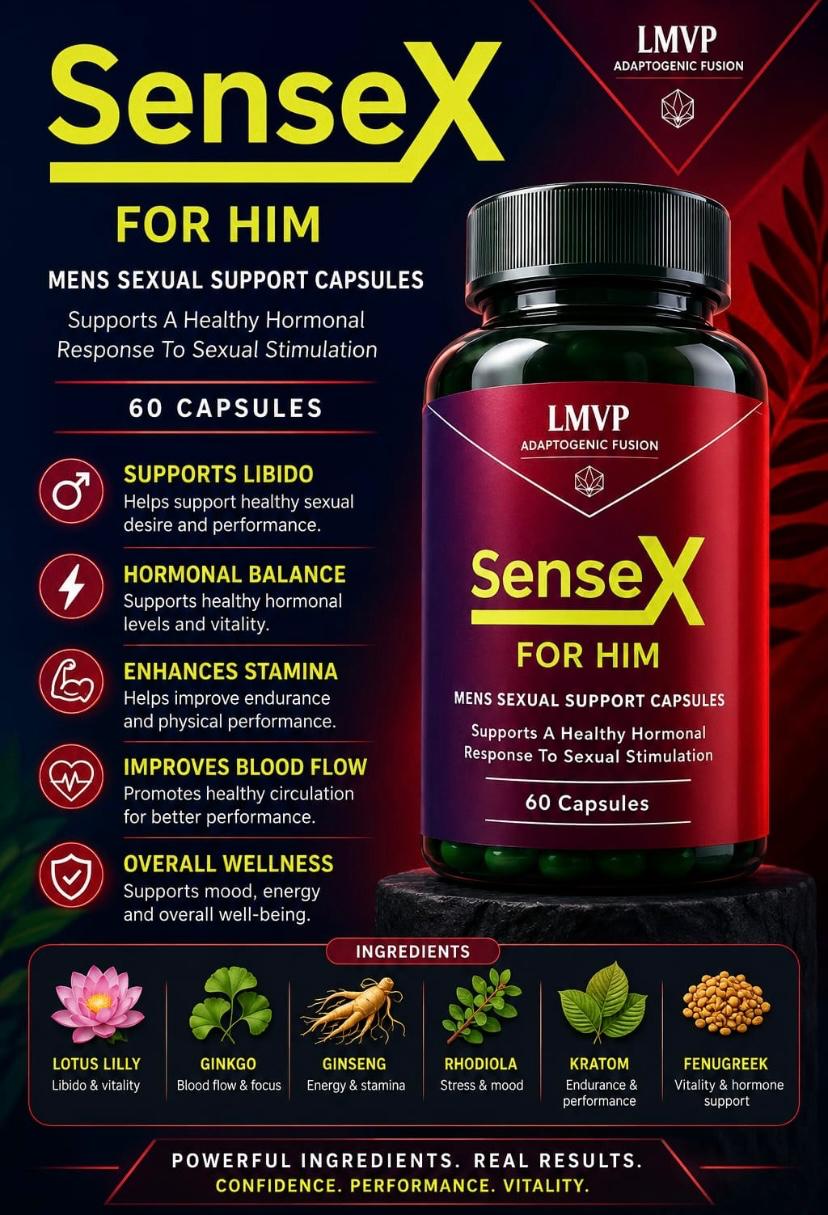 LMVP Sense X Him — Capsules | Wellness Range