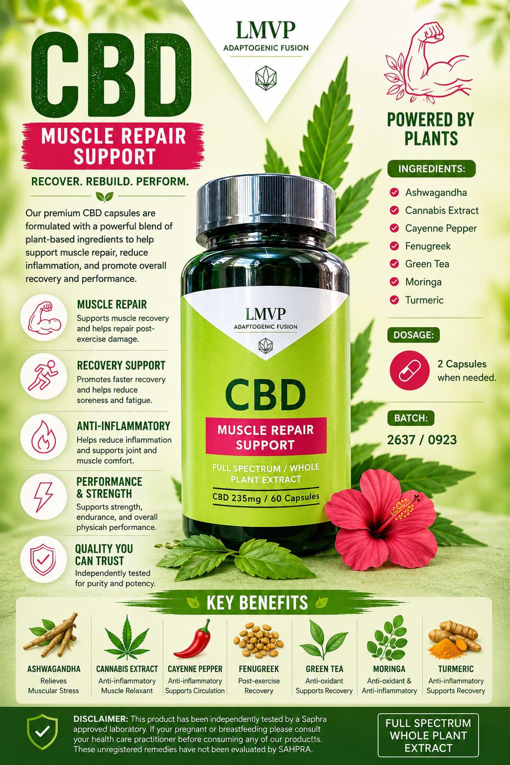 LMVP Muscle Repair — Capsules (60) | Wellness Range