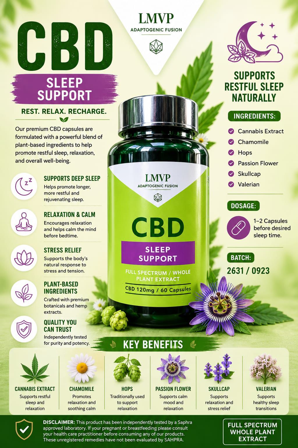 LMVP Sleep Support — Capsules(60) | Wellness Range