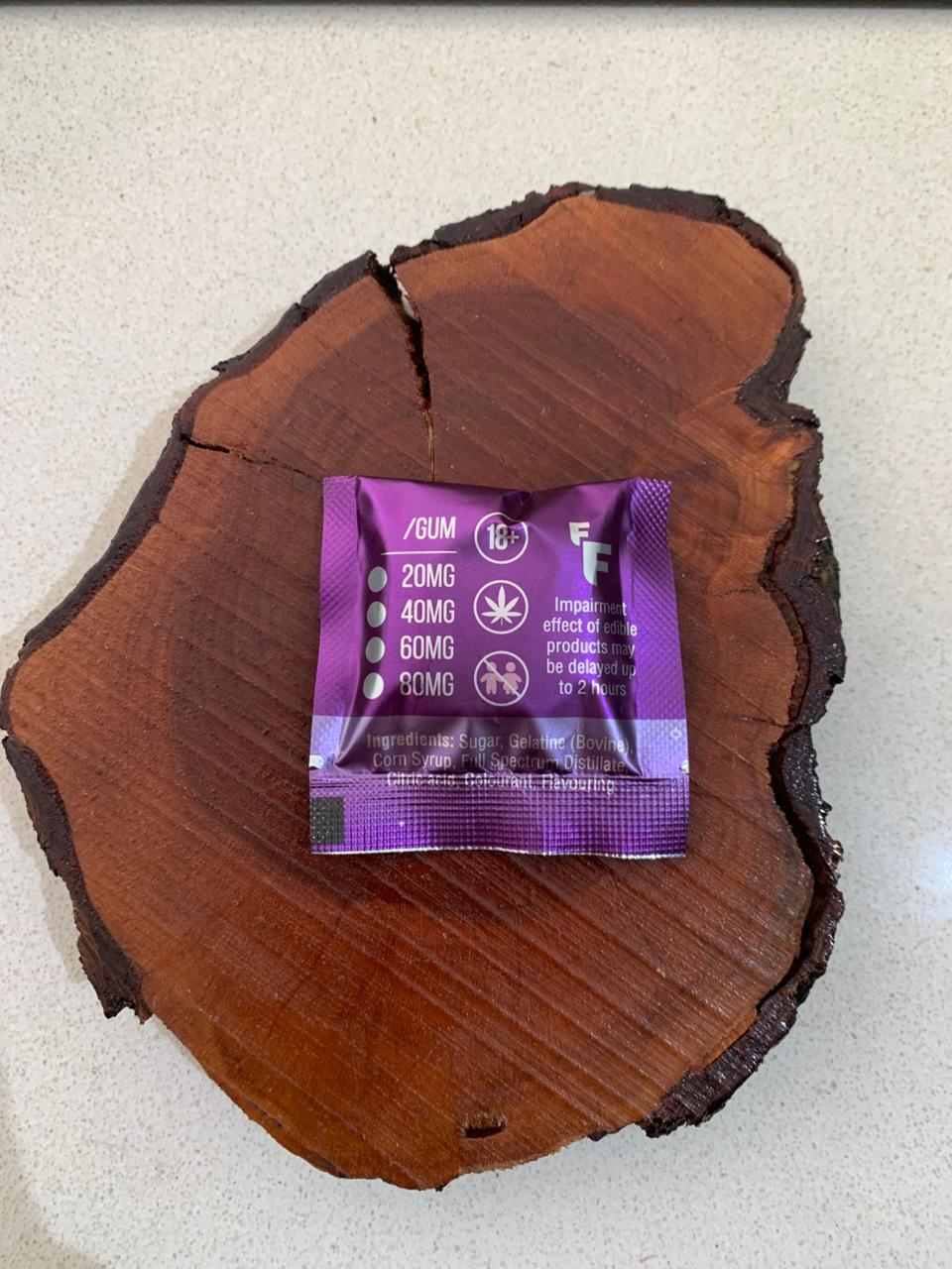 Forbidden Fruit Grape -20mg's Gummy Single