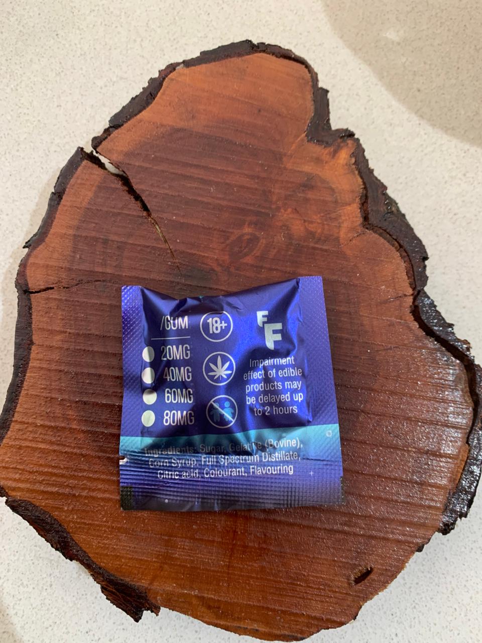 Forbidden Fruit Blue Razz — 80mg Gummy Pack