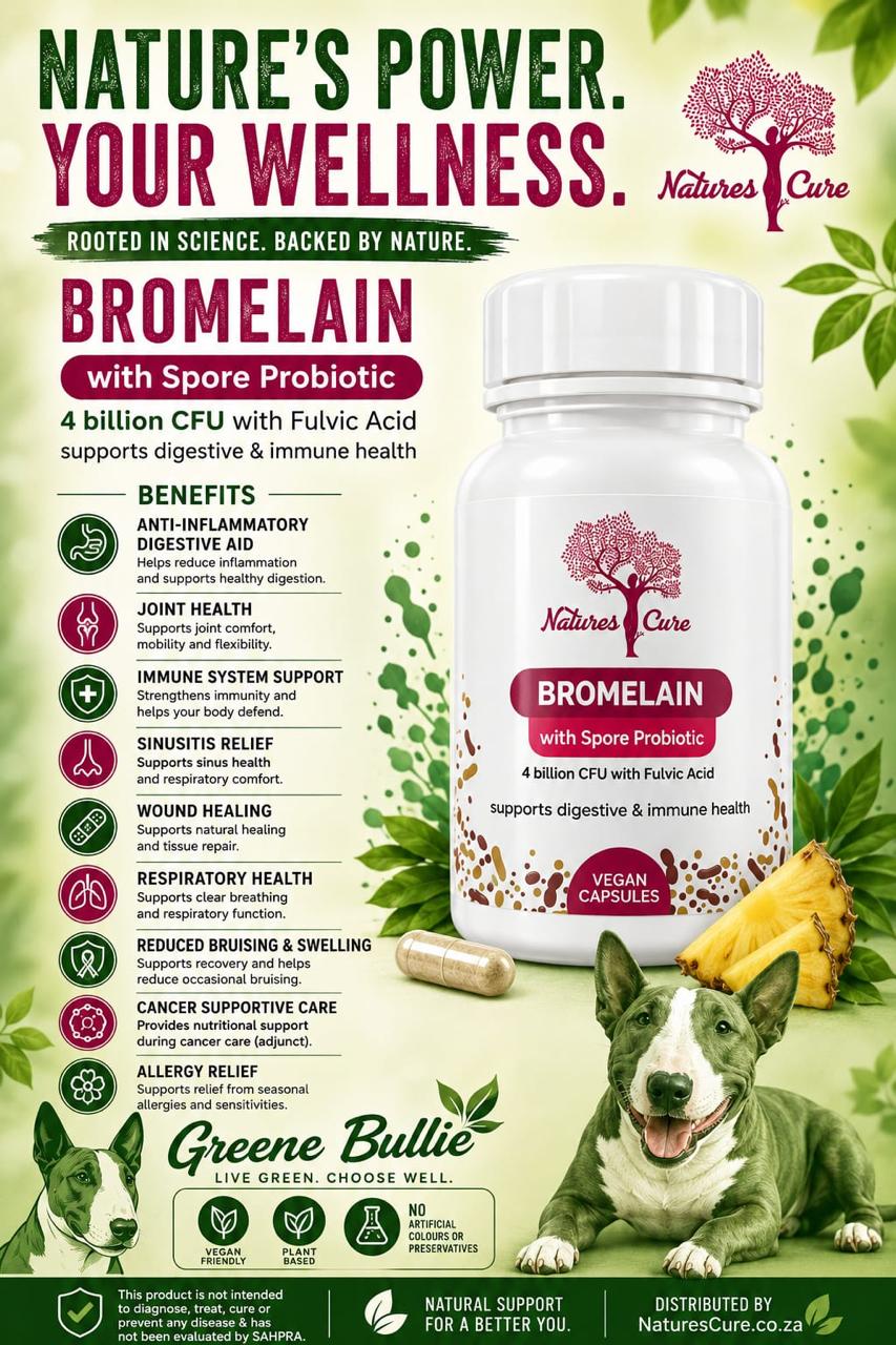Bromelain with Spore Probiotic | Premium Digestive & Immune Support