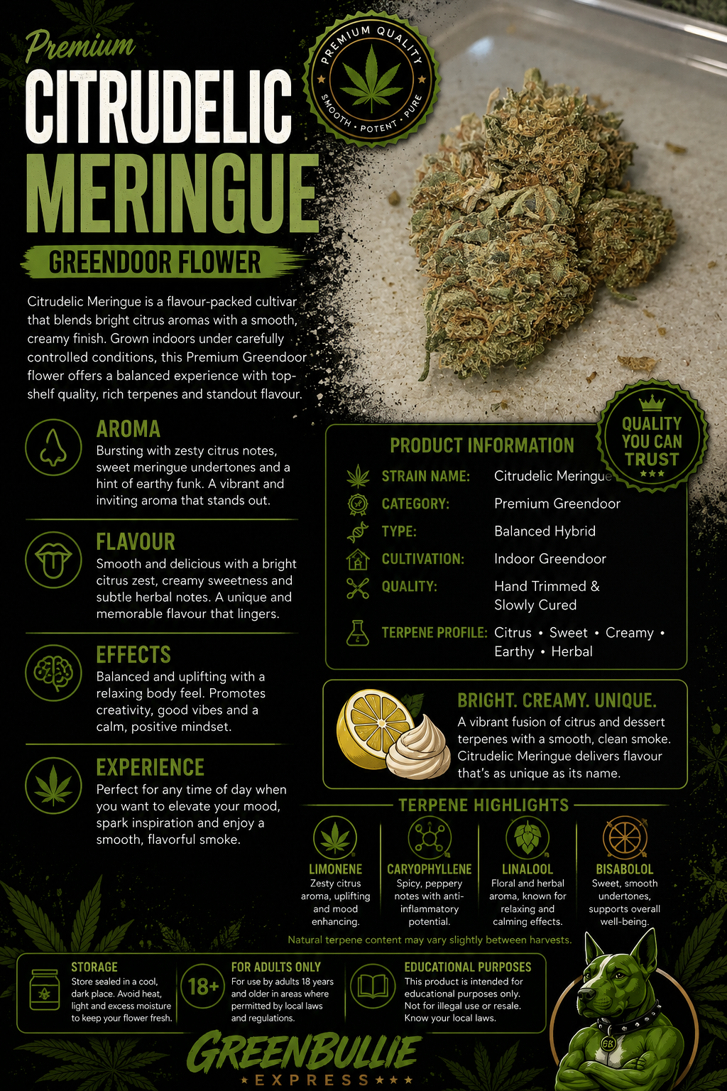 Citrudelic Meringue | Premium Greendoor Flower