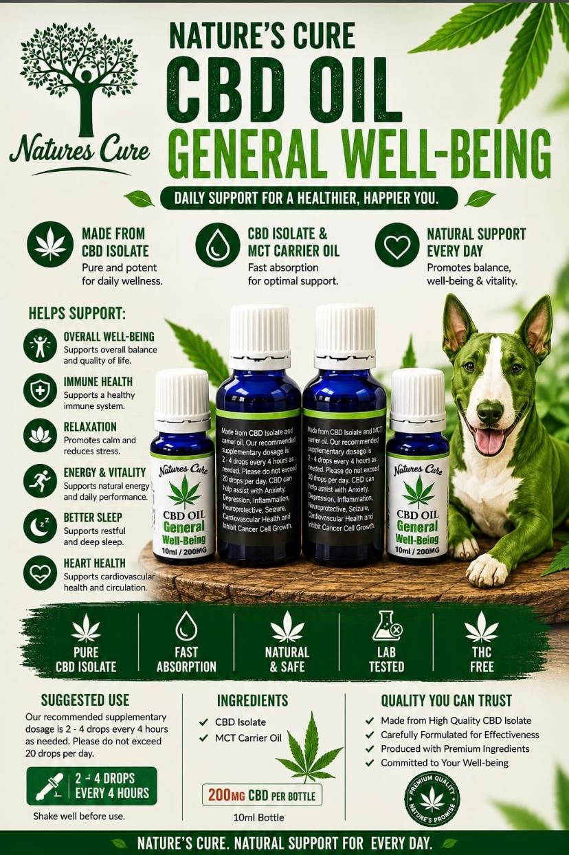 CBD Oil General Well-Being | Daily Balance, Wellness &; Natural Support
