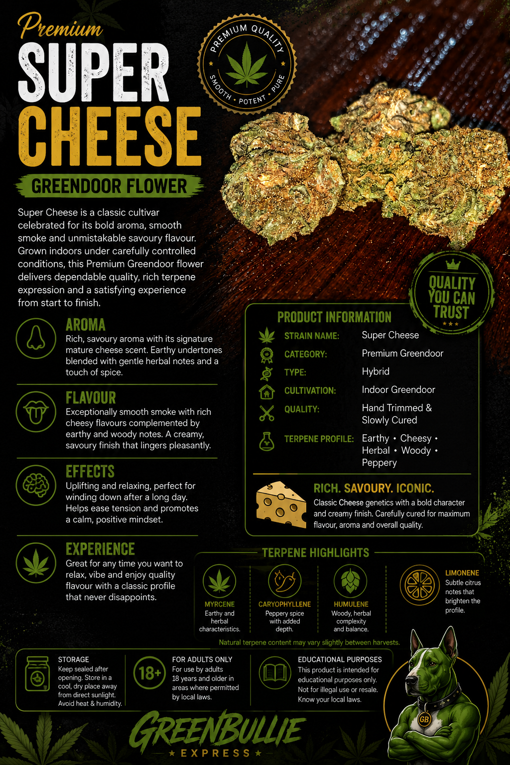 Super Cheese | Premium Greendoor Flower