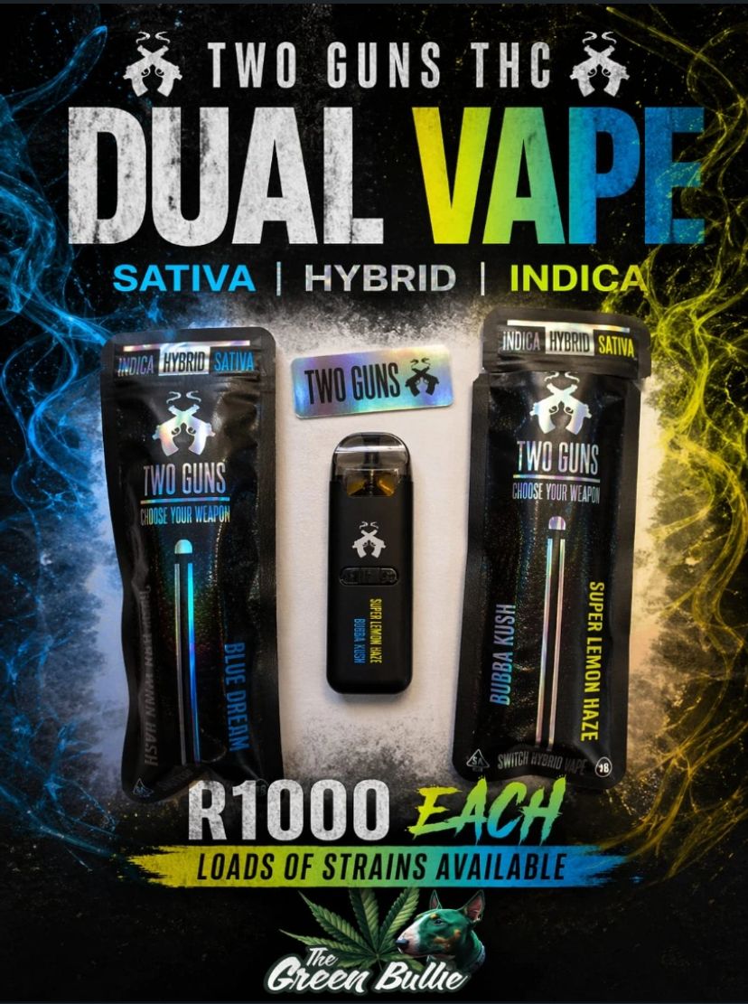Two Guns Two Guns THC – Dual Vape (Switch Hybrid Vape) Choose Your Weapon