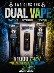 Two Guns Two Guns THC – Dual Vape (Switch Hybrid Vape) Choose Your Weapon